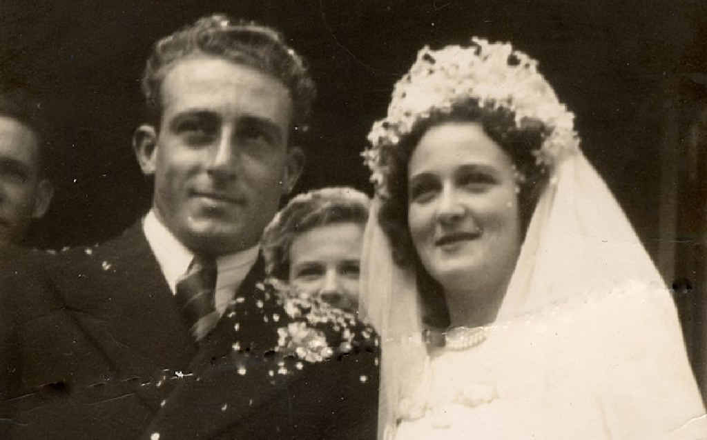 Mick and Dot Johansen on their wedding day in 1950. Mick and Dot Johansen on their wedding day in 1950.